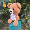 Crochet Positive Energy Dolls Small Pocket Hug Handmade Plush Knitted Potatoes Desktop Decoration Knitting Animal Vegetables Doll