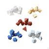 7 Piece Dice Set, Polyhedral Dice, Math Counting Teaching Aids, Multi-Sided Game Set
