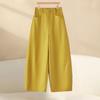 Nine Points Loose Versatile Drape Casual Scimitar Pants Women's 1116 Summer Thin High Waist Thin Breathable Sickle Pants