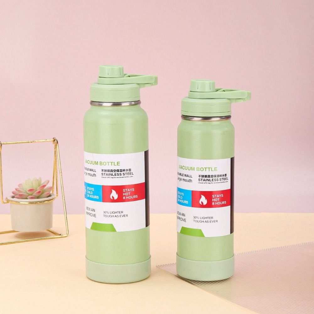 Stainless Steel Thermal Water Bottle Leakproof Vacuum Flask Insulated Cup For Outdoor/Travel