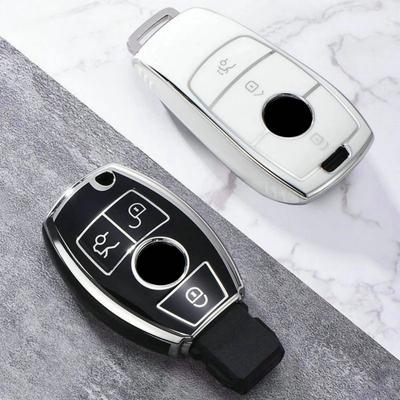 TPU pouzdro na klíče od auta Kryt Plášť Klíčenka pro Mercedes Benz Třída A C E S W204 W205 W212 W213 W176 GLC CLA AMG W177 Auto Doplňky