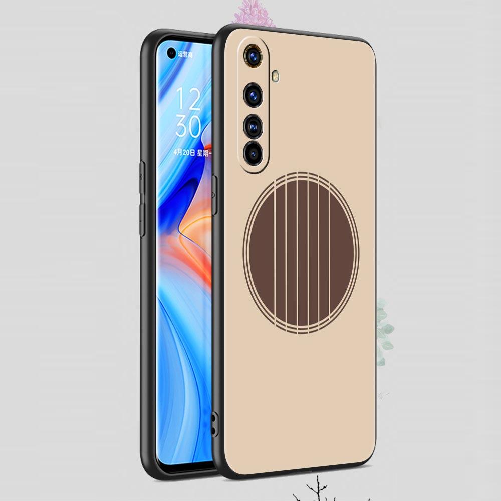 Music Instrument Guitar Piano Phone Case For Realme 10 9 8 5G 7 6 GT2 Pro Plus 9i 8i C21 C11 C25 C35 GT Neo 2 3 3T Soft Cover