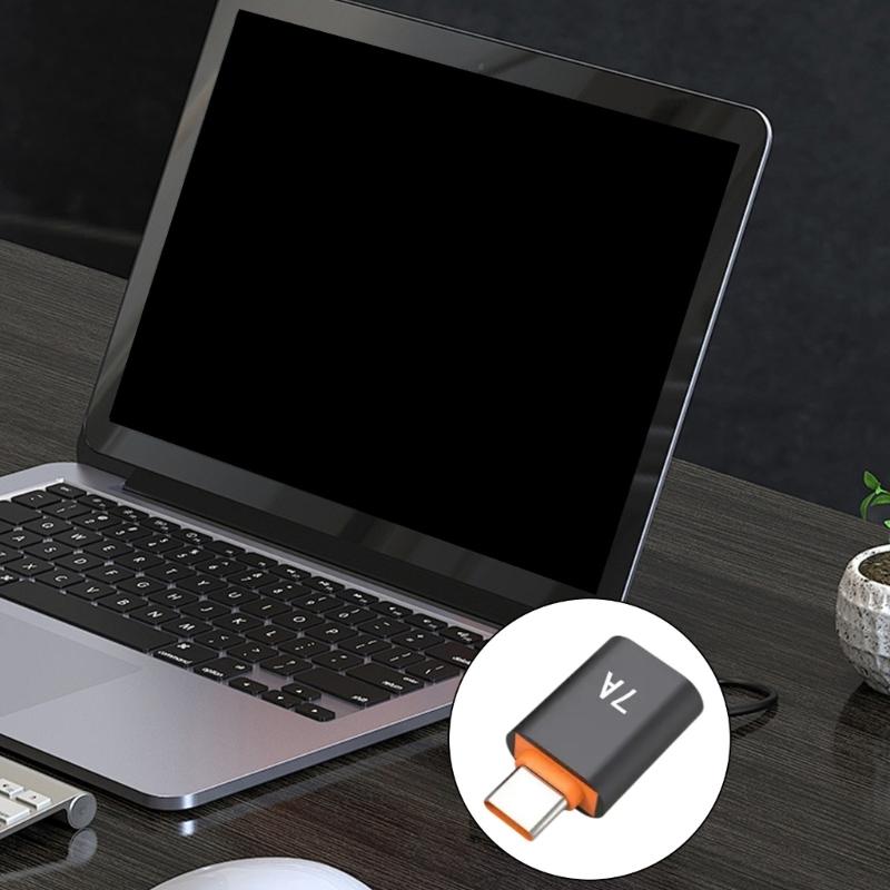 USB 3.0 Type C OTG Converter Speed Data Transfer Adapter Supports 5Gbps Bandwidth & 7A Charging for Phone Tablet