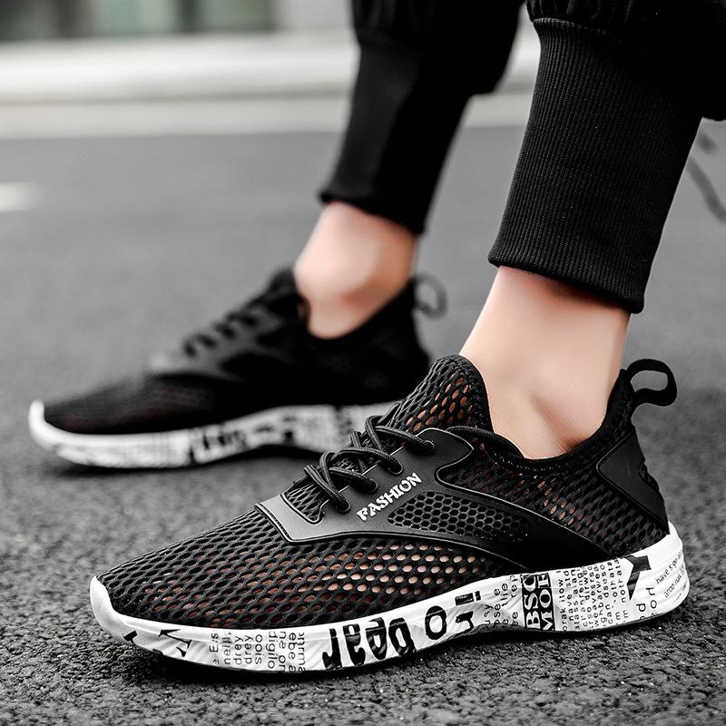 Summer mesh sports shoes new breathable low-top sports and leisure shoes student shoes wading shoes
