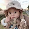 Winter Soft Warm Baby Children Knitted Cute Wig Big Braid Kids Girls Boys Princess Hat Birthday Christmas Party