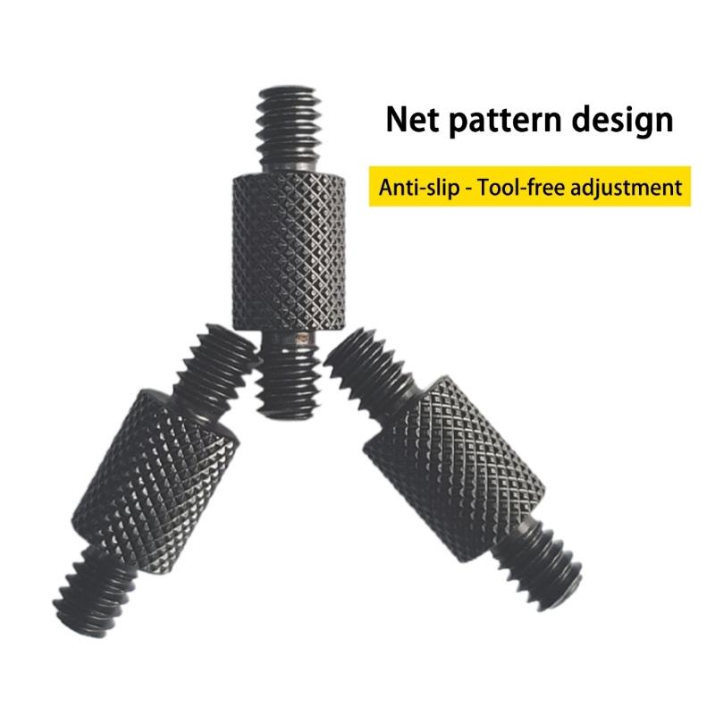 Multipurpose Aluminum 1/4'' Tripod Screw Adapter For Secure Camera Mounting And Height Adjustment