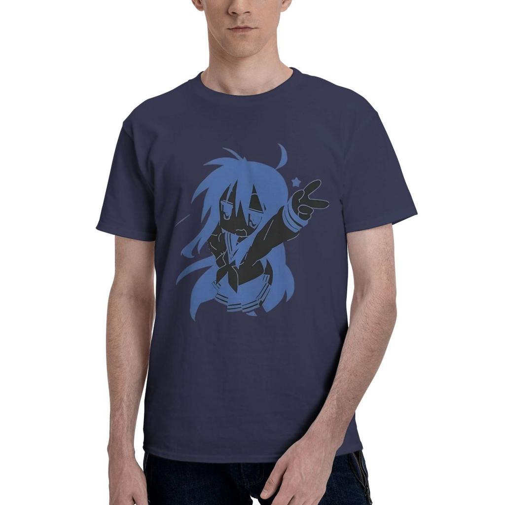 Konata Izumi Lucky Star 100 Cotton Casual Breathable Confortable Shirt Mens Designer Clothes Man Clothes