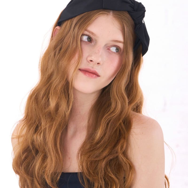 Jean Paul Clarisse Plum Unbalanced Ribbon Hairband JP-23-324HB