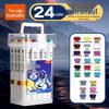 True Color Double-Ended Oil-Based Markers: Quick-Drying Anime Art Set with Hard Tips for Students