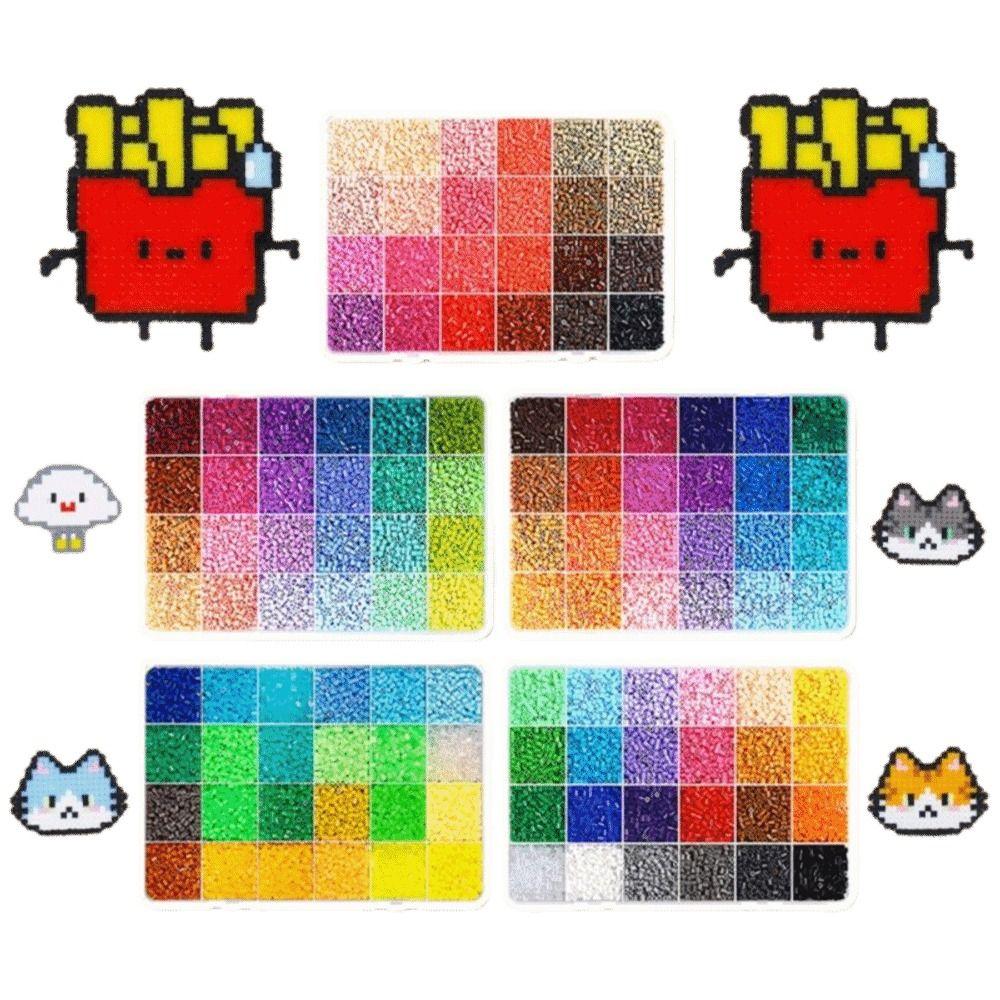 Hochwertiges Bügelperlen-Set 2,6 mm Größe 3D Puzzle Perlen Perler Hama Perlen Handgemachtes Handwerk