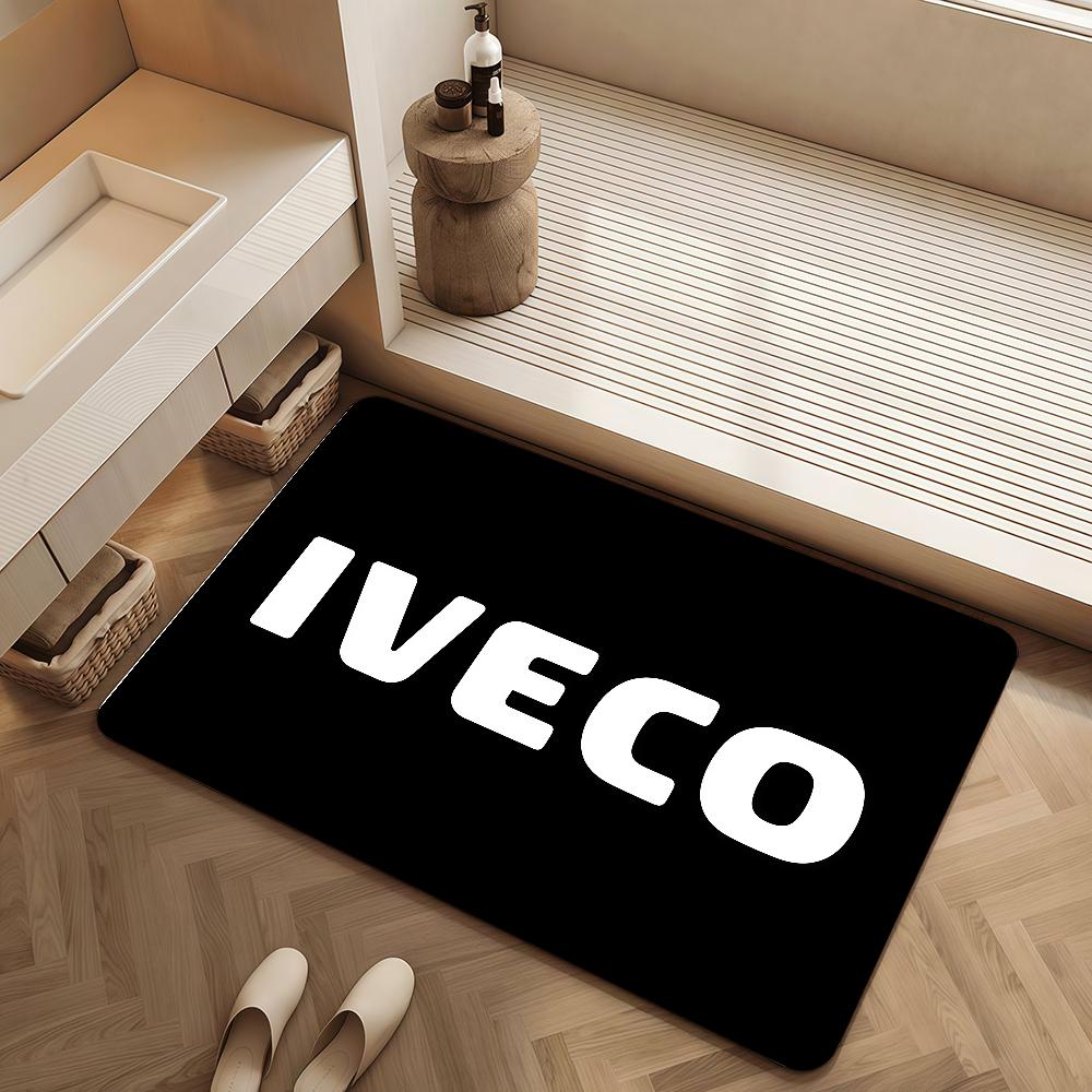 Door Mat Bedside Logo Entrance Bath Floor Decoration Corridor Door Car Mat Carpet Living Room I-Iveco Balcony