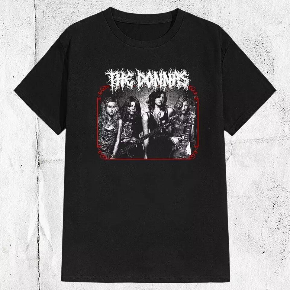 Футболка в стиле металла рок-группы The Donnas, подарок для фаната KK1469, унисекс S