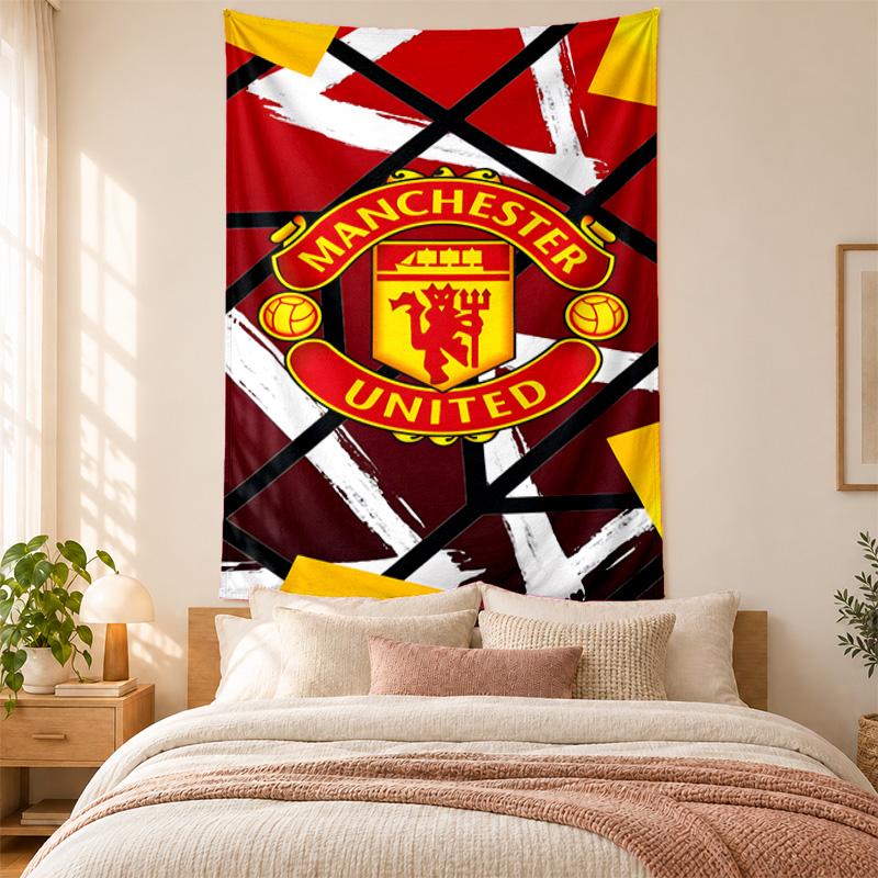 FC Manchester Tapestry highquality for decorating living room bedroom dorm walls ideal as bedroom wallart orholiday gift