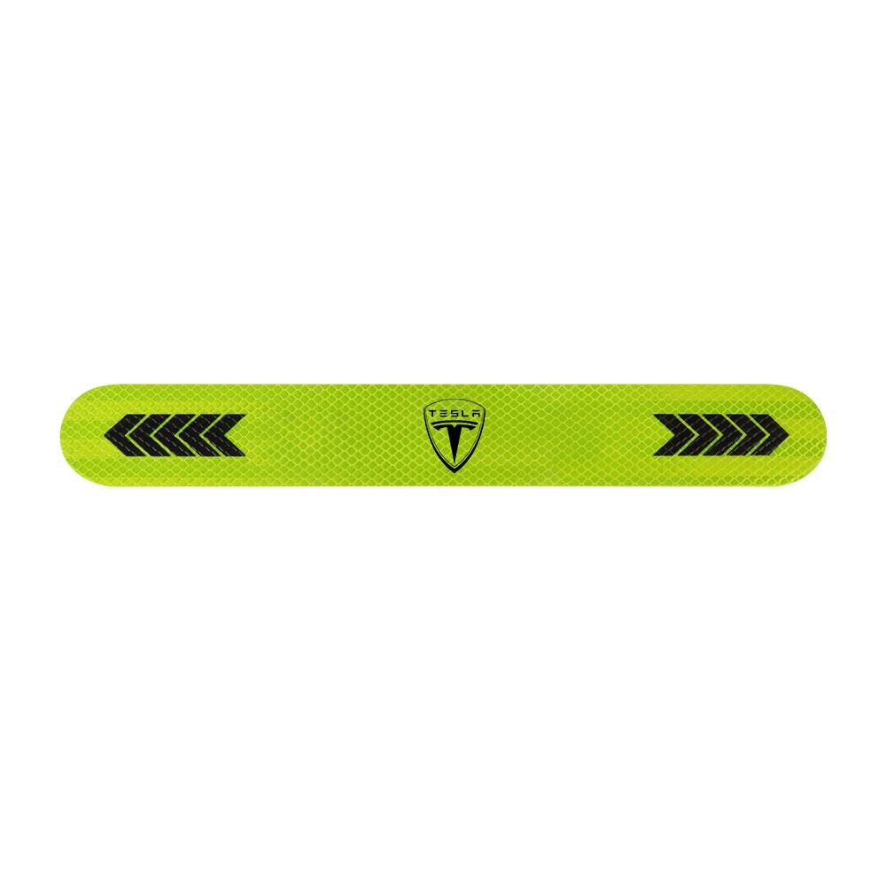 CGYJL1 Car Rear Trunk Warning Reflective Stickers Auto Waterproof Reflective Strip For Tesla Model 3 Model Y Model S Model X Cybertruck