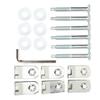 Truck Bed Bolts W709424 S901 Compact High Strength Precise Truck Bed Mounting Hardware Kit Replacement For Ford