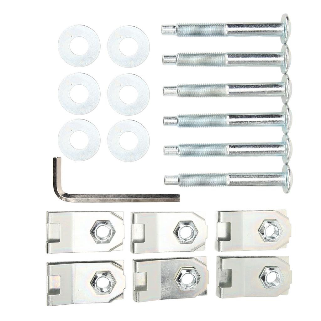 Truck Bed Bolts W709424 S901 Compact High Strength Precise Truck Bed Mounting Hardware Kit Replacement For Ford