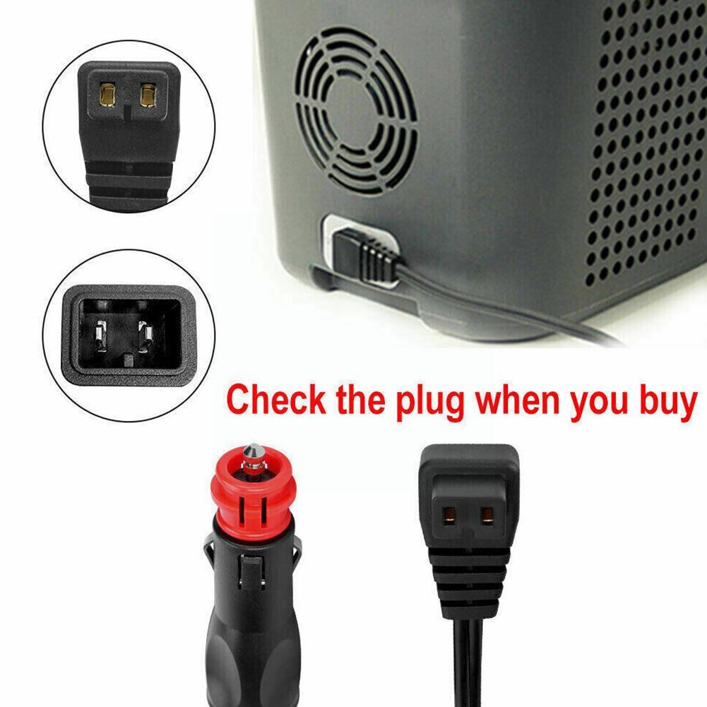 2m 18AWG Car Fridge Cigarette Cable Cooler Charging Replacement Line 12A 12V For Car Refrigerator Warmer Extension Power Ca Z0M4