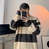 Herbst und Winter Neuer Herren Strickpullover Koreanisch Locker Basic