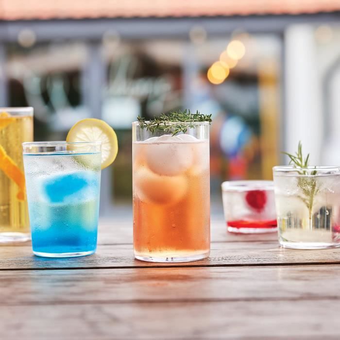 Verre forme basse 36cl Pinta Arcoroc - Verre trempé - Lot de 6 verres