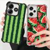 Watermelon Summer Fruit Soft Phone Case For Xiaomi Redmi Note 14 15 Pro Plus 13 12 11S 11T 5G 10 9S 9 Plating Anti-Fall Fundas