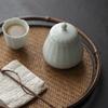 Creative Small Tea Jar household ceramic moisture-proof tea storage jar Small portable tea storage sealed jars Teaware Caddies