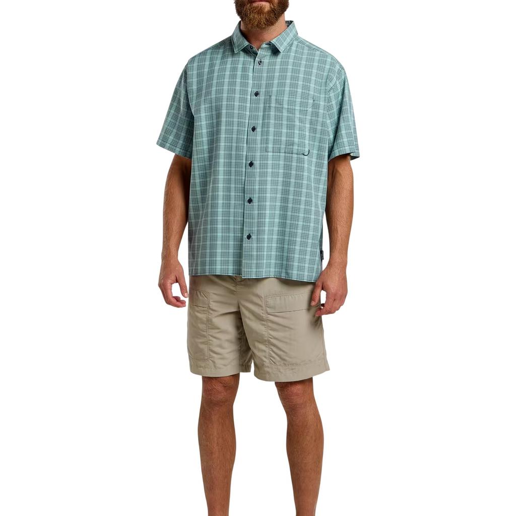 Jack Wolfskin Mens Checked Relaxed Fit T-Shirt