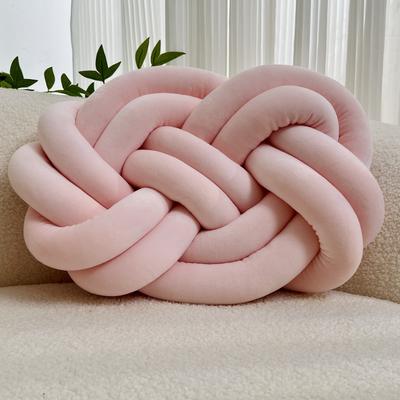 1pc Knotted Throw Pillow, Sofa Backrest Cushion Pillows, Decorative Knotted Pillows, for Bed Sofa Bedroom Home Decor