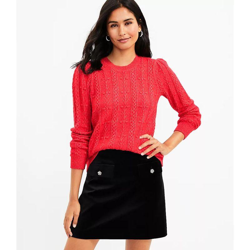 Sunshine Home Autumn and Winter New Foreign Trade European and American Women clothes Intellectual Sweater Back Lace Twist Long sleeve Knit