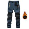 Men  Fleece Outdoor  Warm Pants Softshell  Winter  Climbing Hiking Sport Training Trousers