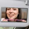 Autocollant de voiture de princesse de passager, autocollant Auto-adhésif universel SUV, rétroviseur automatique, lettre de décoration, accessoires d'intérieur de voiture, 3 pièces/ensemble