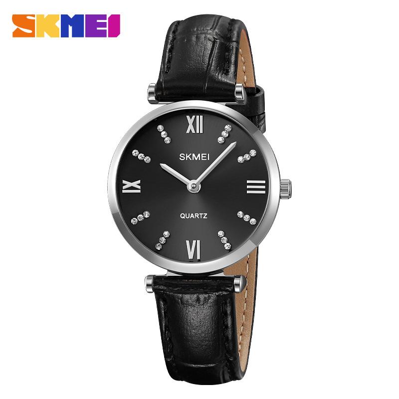 

Момент красивые женские часы простые круглые указатели женские часы личность универсальные студенческие кварцевые часы