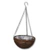 Hangmand - Set van 4 rond - 25 x 13 cm - Lekvrije plastic bodem - Metalen ketting en frame