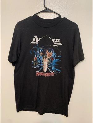 Maglietta Vintage Nightmare on Elm Street Dokken, S-4XL