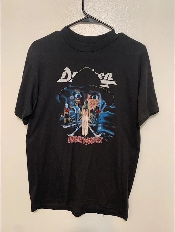 Vintage Nightmare On Elm Street Dokken T-shirt, S-4XL