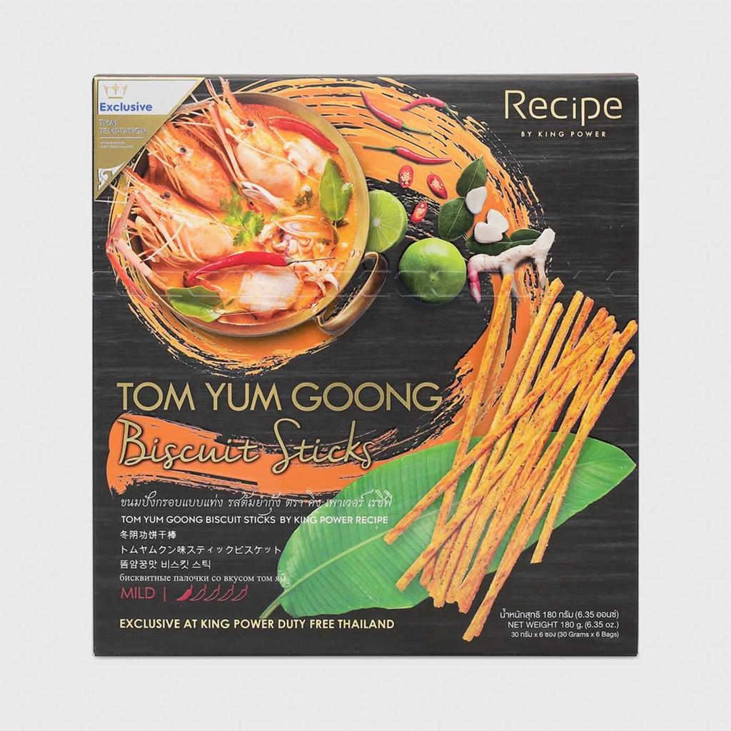 

Recipe Tom Yum Goong Biscuit Sticks by King Powder 180 g - Thai Snack 1 pc