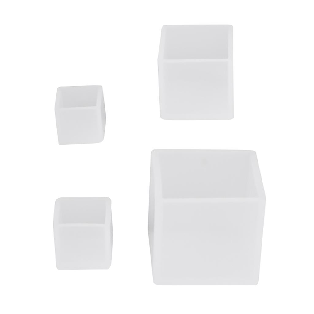 4 Pièces Moule en Résine Silicone Coulage Résine pour Fabrication d'Objets Artisanaux, 4 Tailles
