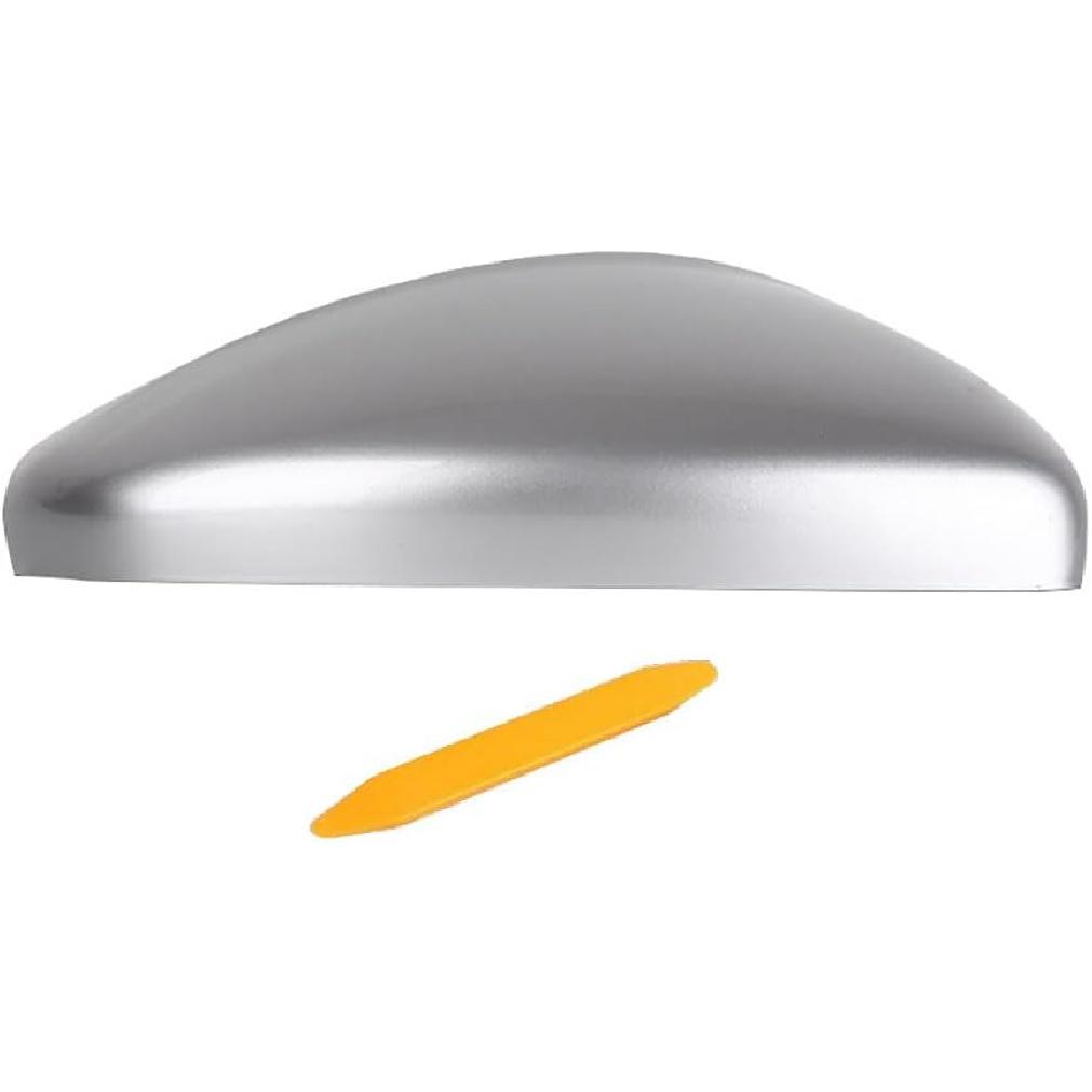 Right Passenger Side Mirror Cover Replacement Compatible With Volkswagen Jetta 2024 Rearview Mirror Cover Without Turn Signal (Black right)