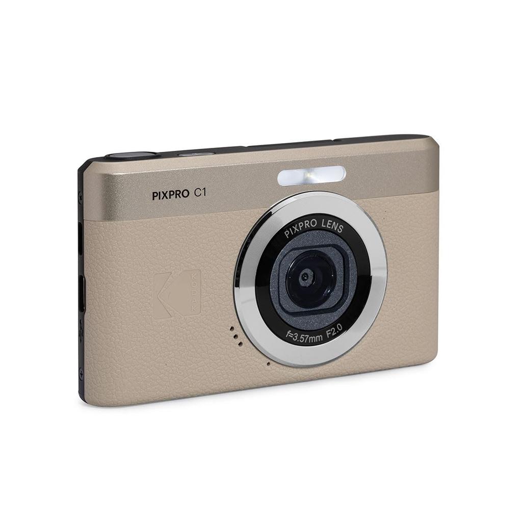 Kodak PIXPRO C1 Friendly Zoom Digital Camera - 13MP Compact Point & Shoot with 2.8" 180° Tilt LCD Flip Screen, Retro Vintage Design, 4x Zoom and