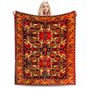 Ethnic Style Geometric Pattern Area Blanket for Living Room or Bedroom Blanket, Suitable for Use In the Bedroom, Living Room, On the Sofa