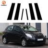 6pcs/set for Toyota Yaris XP90 5-Door Hatchback 2005-2011 Door Window Pillar Posts Trim Molding Cover Stickers
