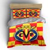 Yellow-Red Checkered CVF Logo Set Bedding Duvet Cover Set Duvet Cover Pillowcases  (1 * Duvet Cover 2 * Pillowcases, without duvet insert)