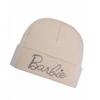 Solid Fashionable Color Knitted Hat With Alphabet Rhinestone Decor For Daily