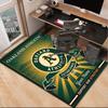Custom NameAthletics Oakland Emblem Carpet, Indoor Rug, Chair Rug, Living Rooms, Doormat Made From Polyester Home Decor Birthday Christmas Gifts