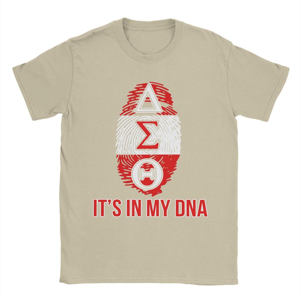 Men TShirt Delta Sigma Theta TShirts Novelty Beach Tee Shirt Awesome Cotton Clothing Gift