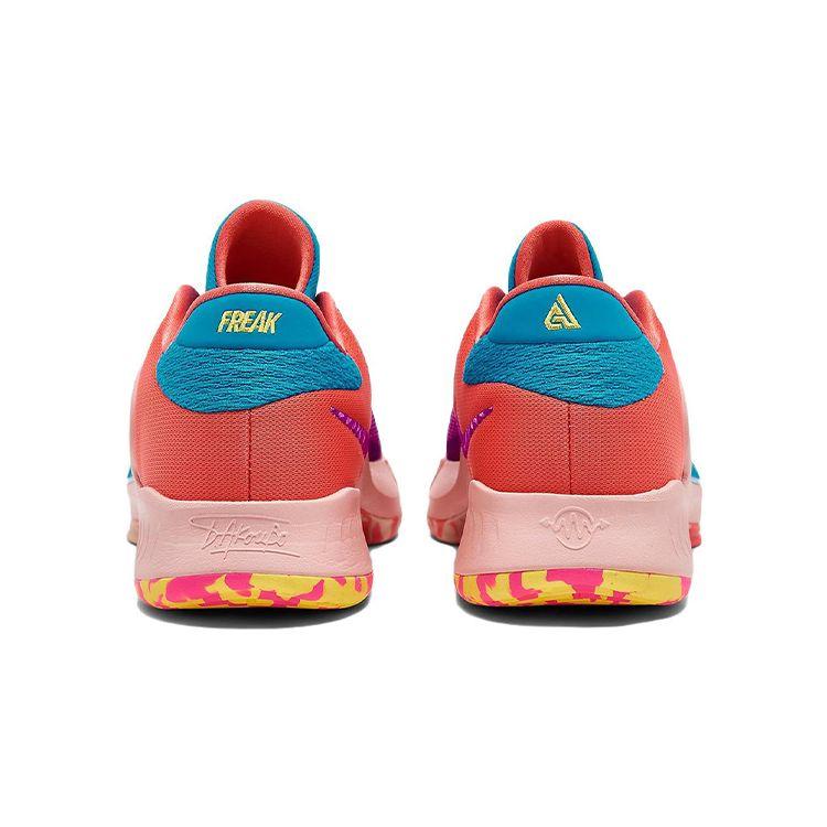 Nike Zoom Freak 4 GS Bahamas Kids Sneakers Pink Vivid-Purple Laser-Blue DQ0553-500