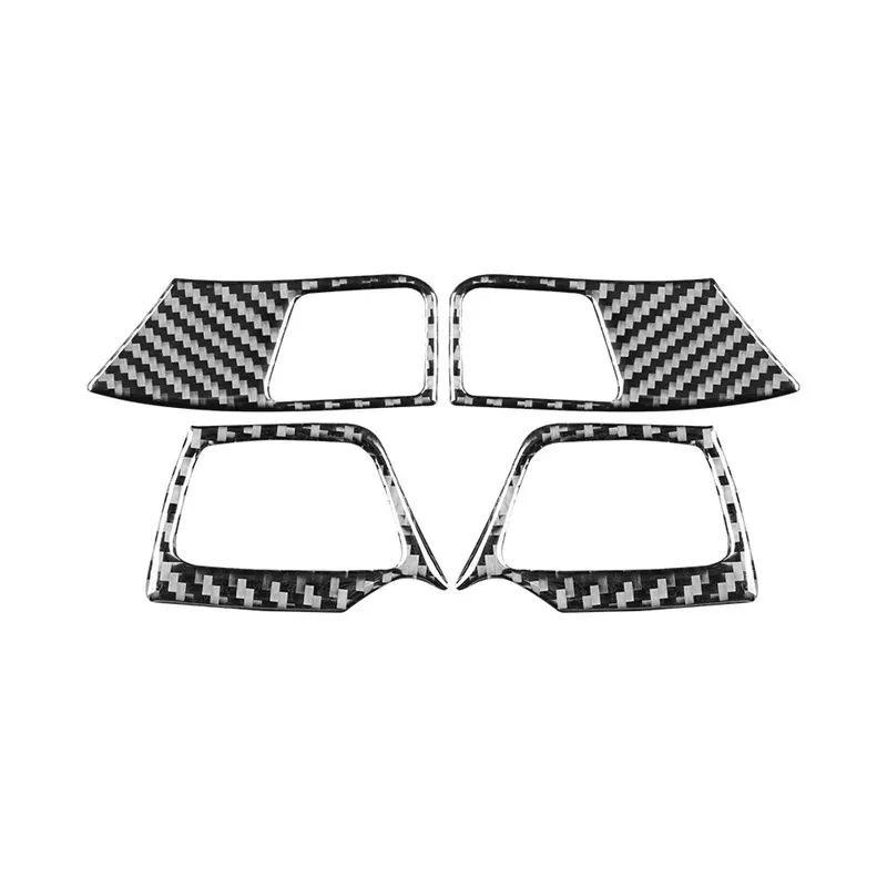Carbon Fiber Car Steering Wheel Buttons Panel Trim Frame Decoration Sticker For LEXUS GS 2006-2011 Interior Accessories