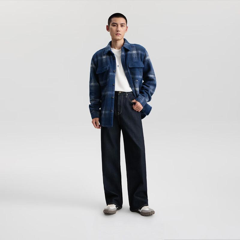 Lee Men's 2025 A/W Straight-Fit Washed Denim Jeans