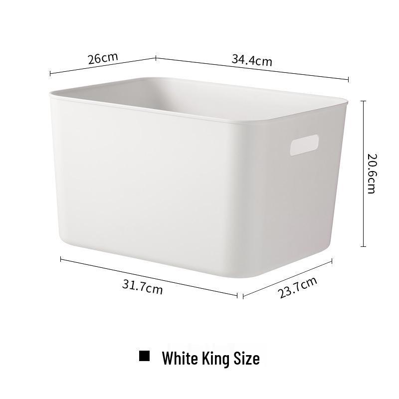 Multi-purpose Plastic Storage Basket for Cosmetics, Snacks, and Kitchen Items