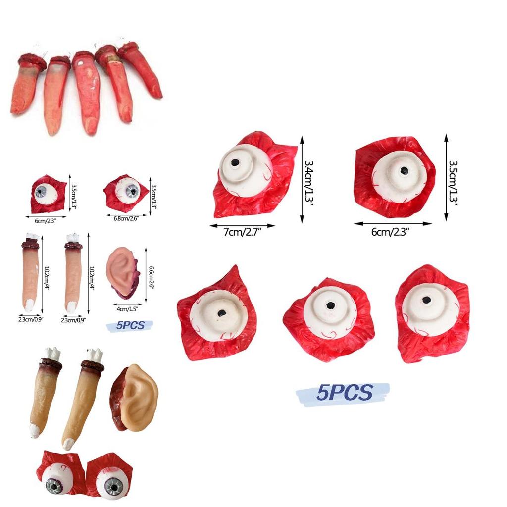 New Halloween Prank Terror Atmosphere Dress Up Scary Organ Set Props In Stock