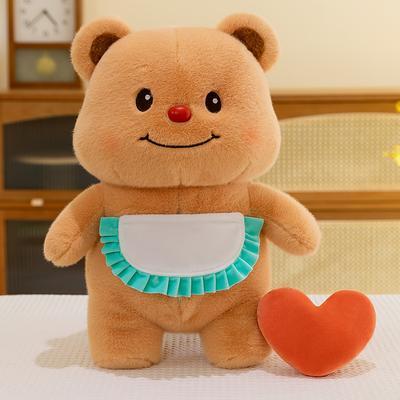 Liebe Aufnahme Butterbär Plüschtiere für Freundinnen Geschenke für den Chinesischen Valentinstag Bekenntnispuppe Hochzeitszimmer Dekoration